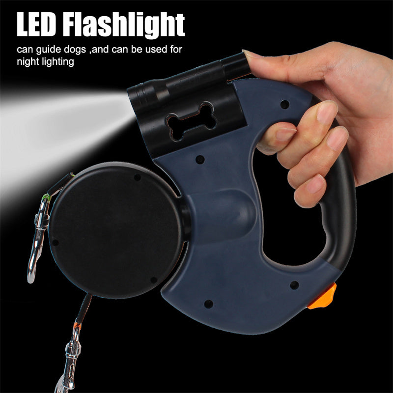 Retractable Lead for 2 Dogs