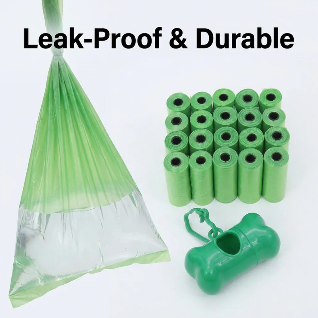 1,100 poo bags with dispenser