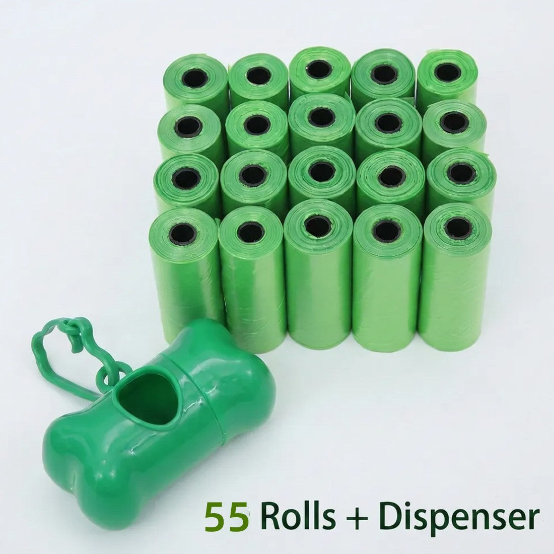 1,100 poo bags with dispenser