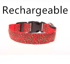 Rechargeable LED dog collar