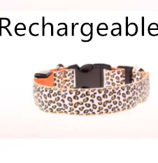 Rechargeable LED dog collar