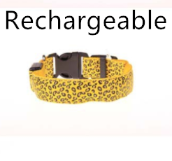 Rechargeable LED dog collar