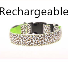 Rechargeable LED dog collar