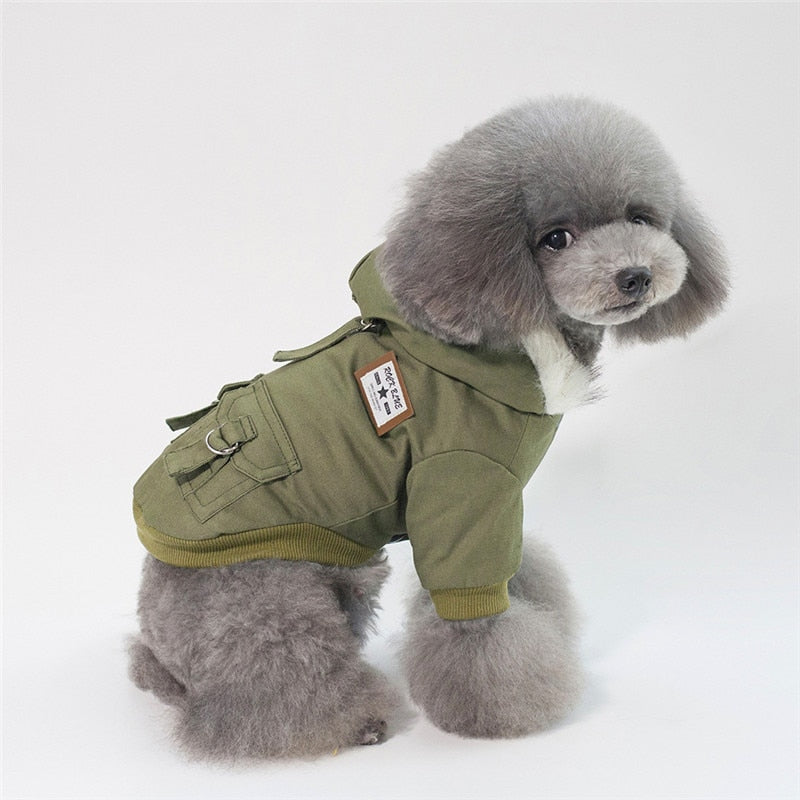 Hooded Dog Coat