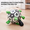 Dog Football with Tug Tabs