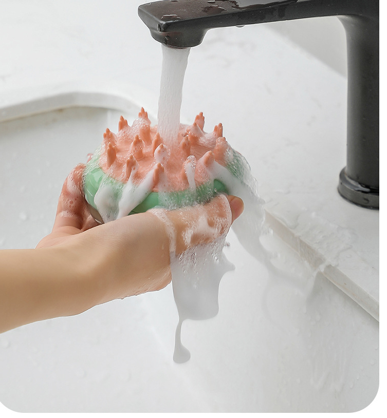 Shampoo Dispensing Bath Brush