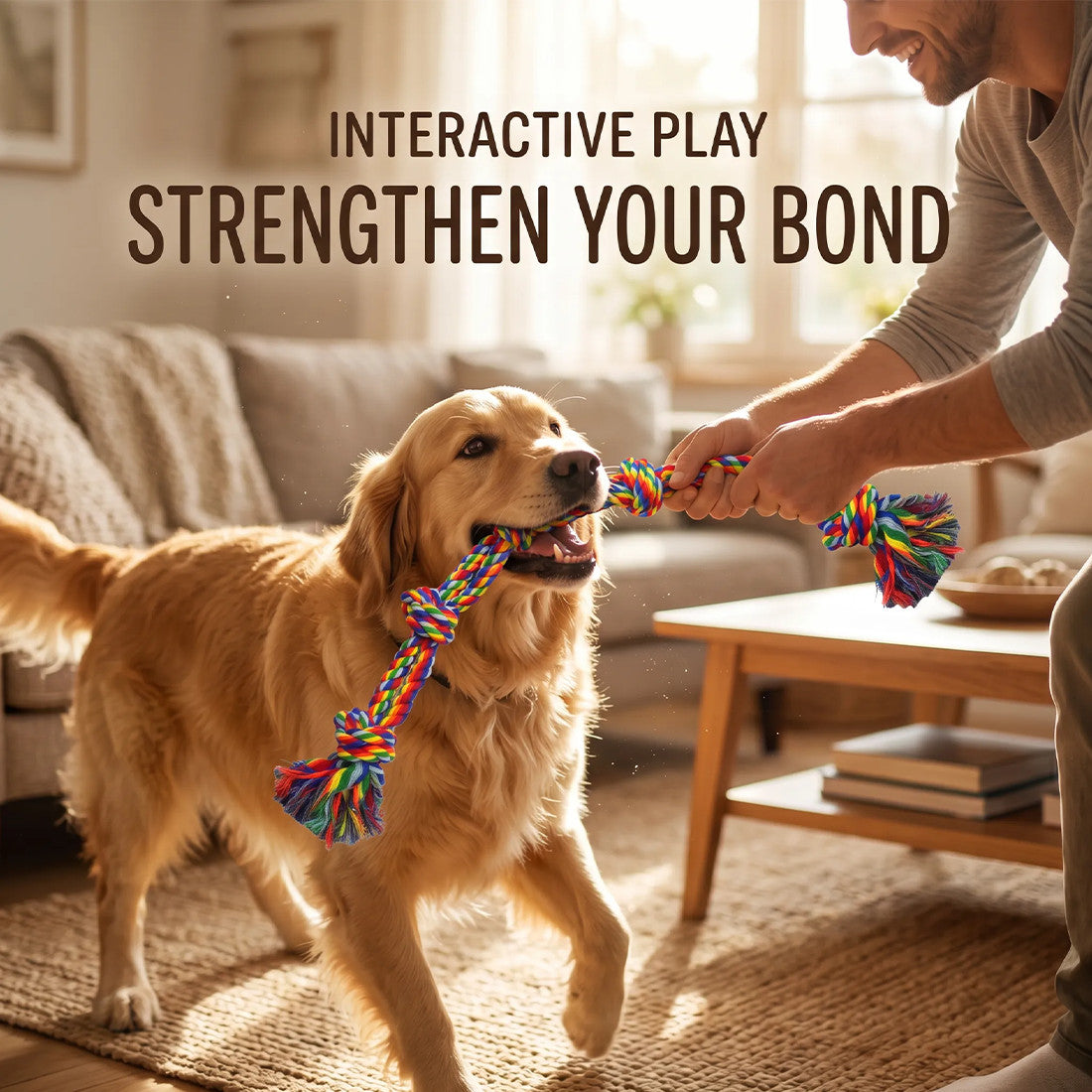 6-piece rope toy set