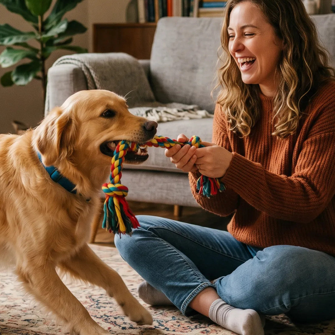 6-piece rope toy set