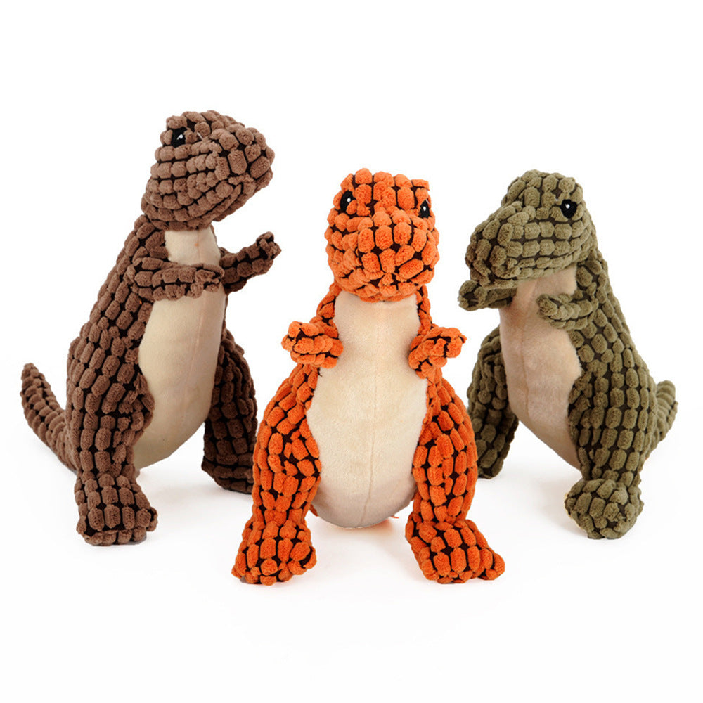 Squeaky Plush Dinosaur