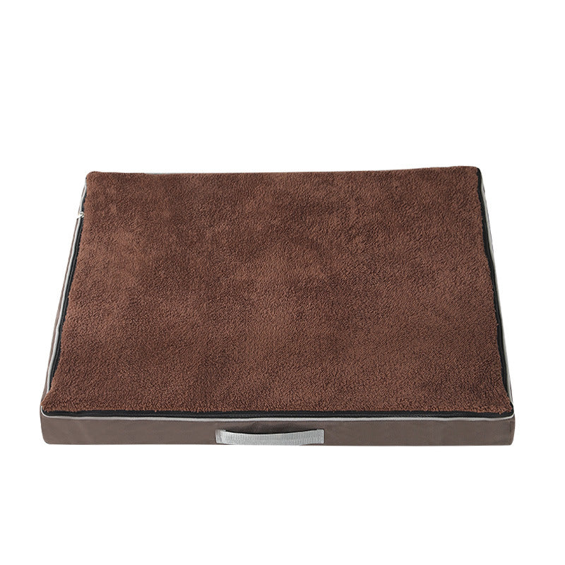 Brown dog mattress