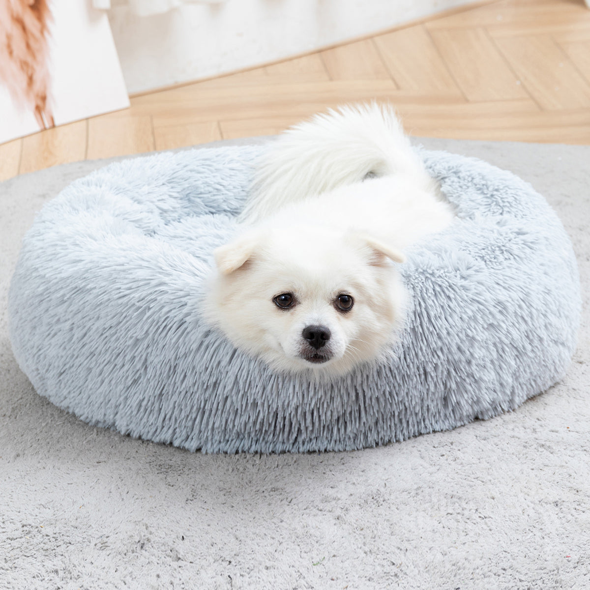 Snooze Donut calming dog bed