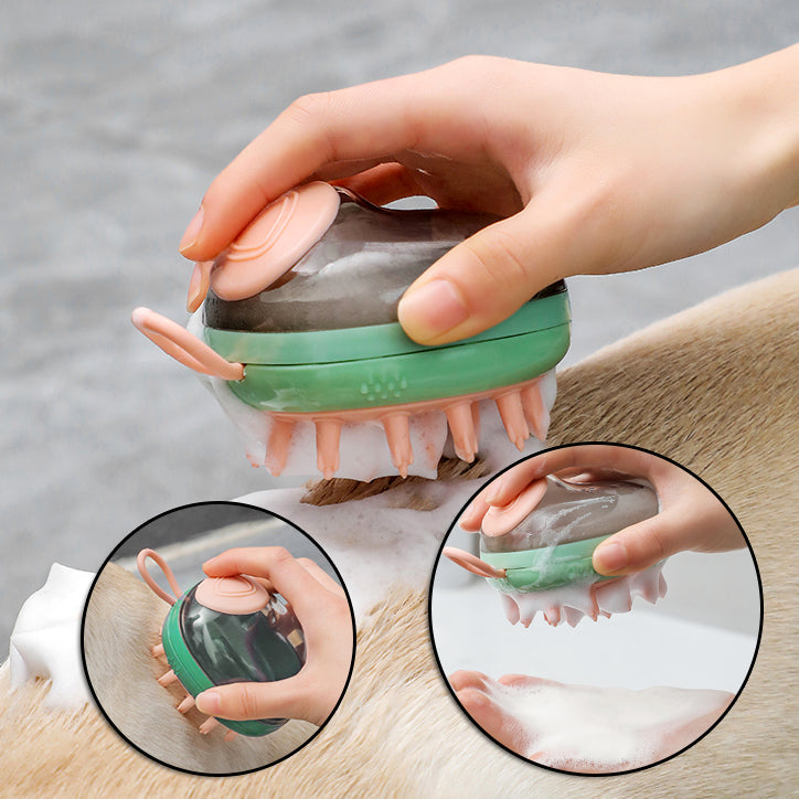 Shampoo Dispensing Bath Brush