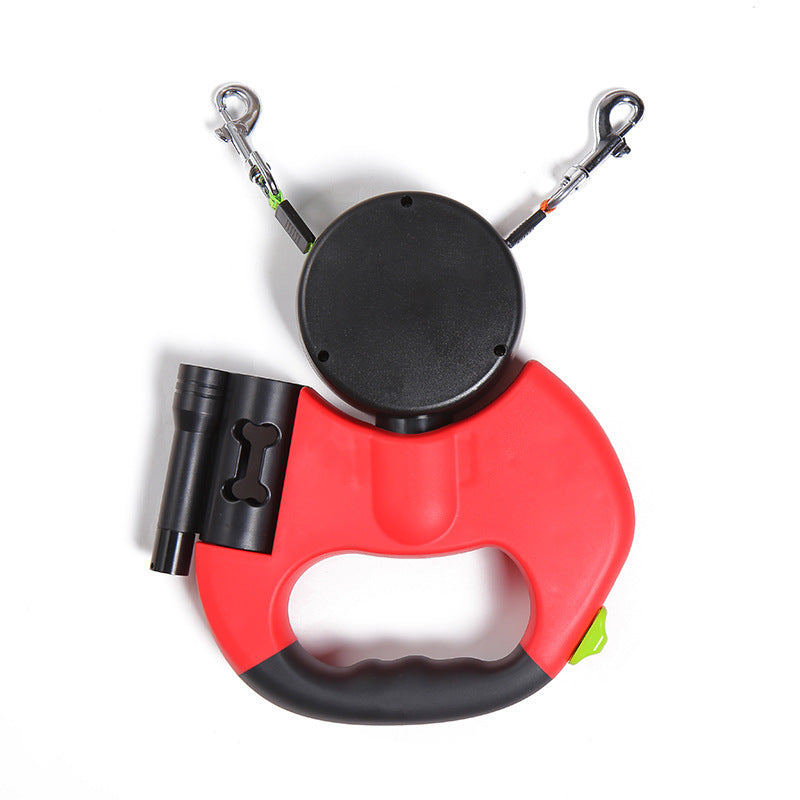 Retractable Lead for 2 Dogs