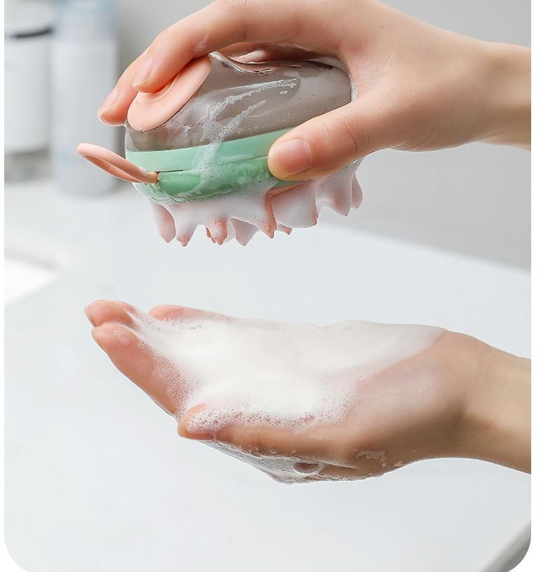 Shampoo Dispensing Bath Brush