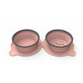 Collapsible Double Travel Bowl