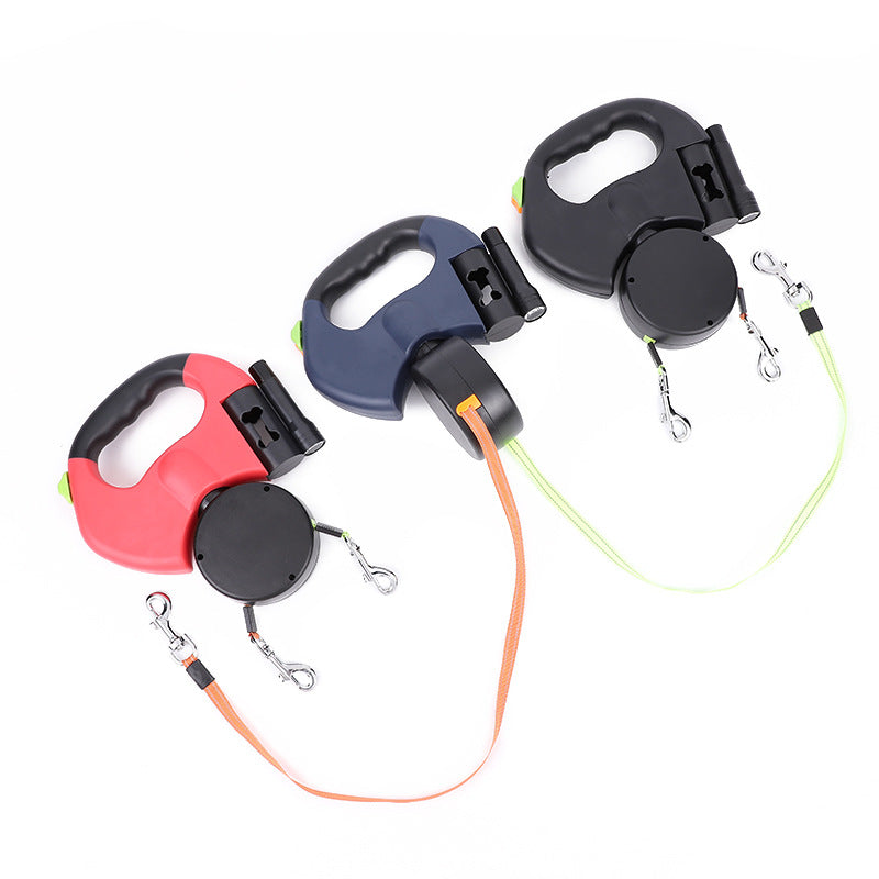 Retractable Lead for 2 Dogs