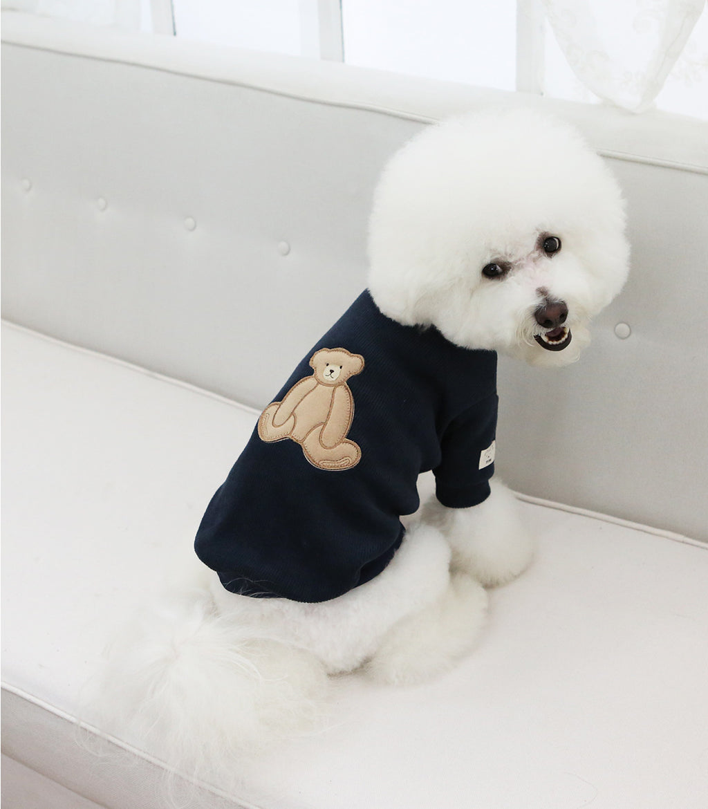 Navy dog jumper