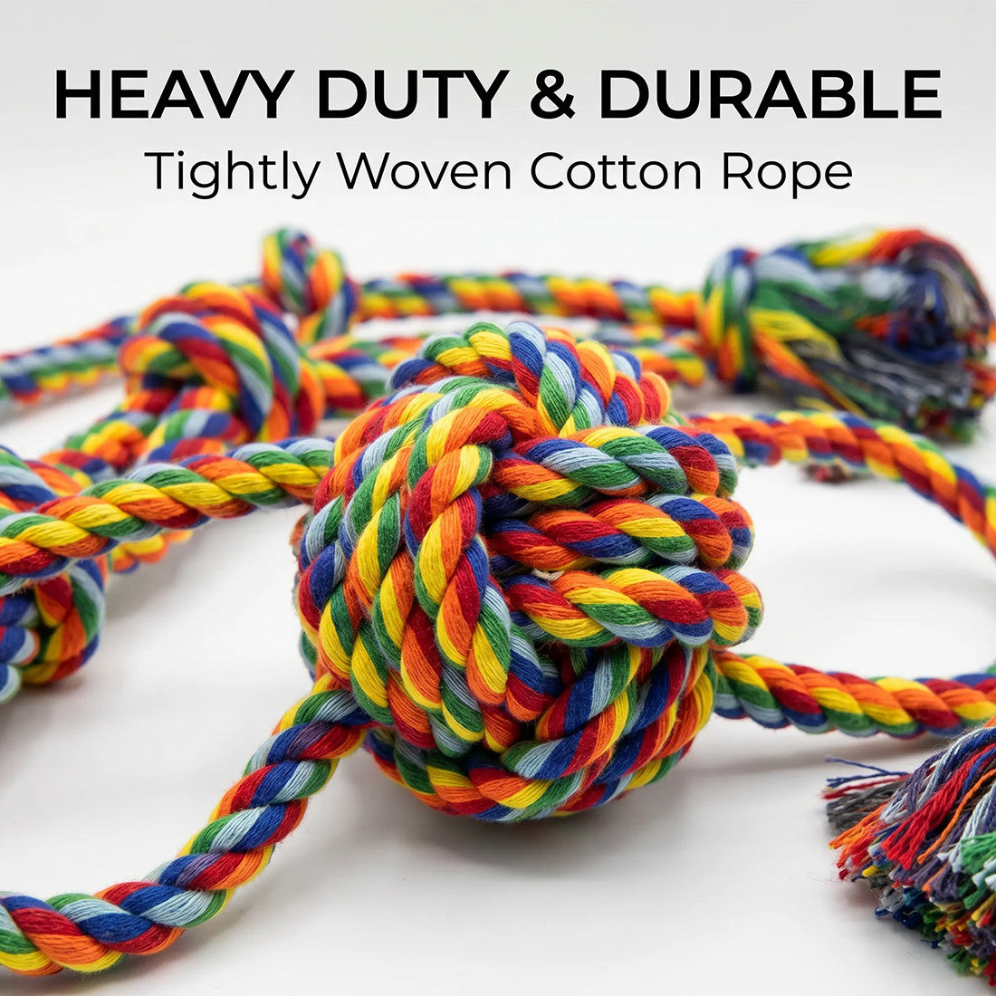 6-piece rope toy set