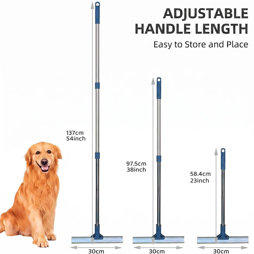 Adjustable broom handle lengths