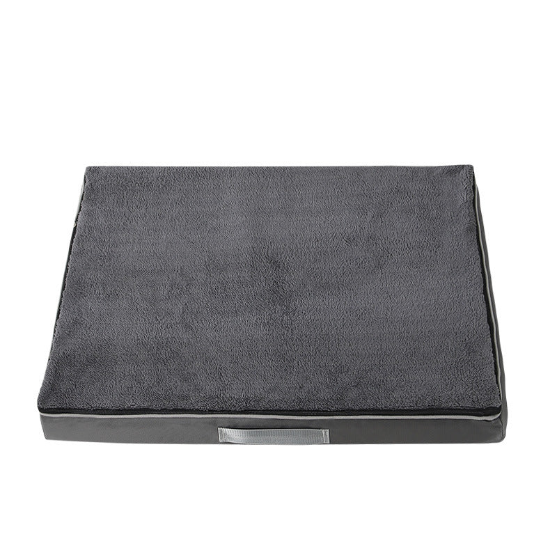 Grey dog mattress