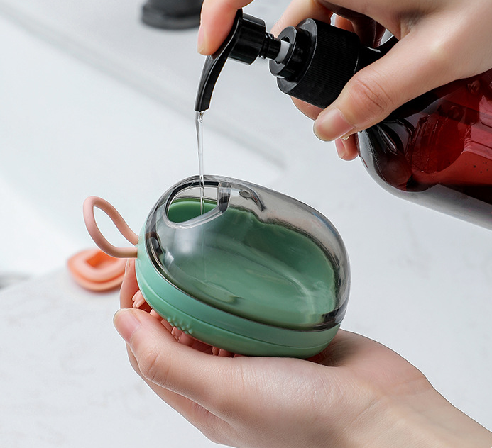 Shampoo Dispensing Bath Brush