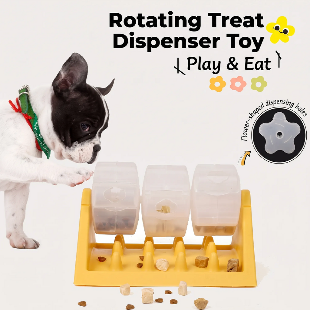 Rotating slow feeder puzzle