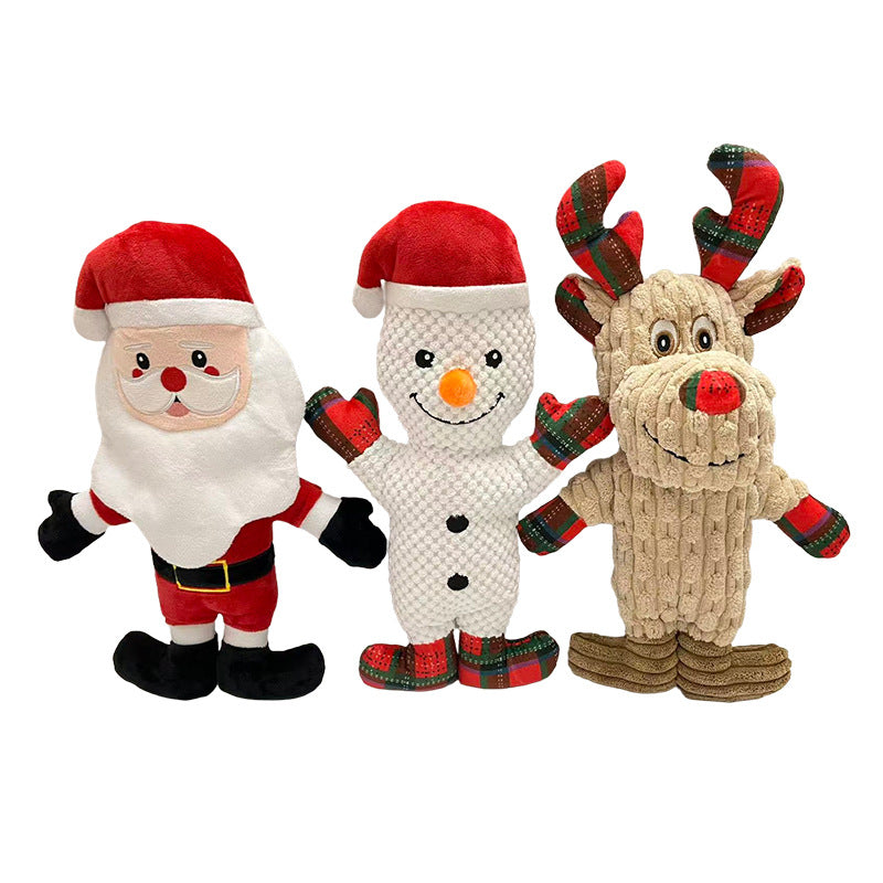 Squeaky Festive Plush Toys